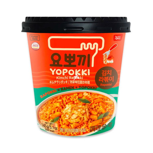 rapokki rice cake kimchi cup 145gr