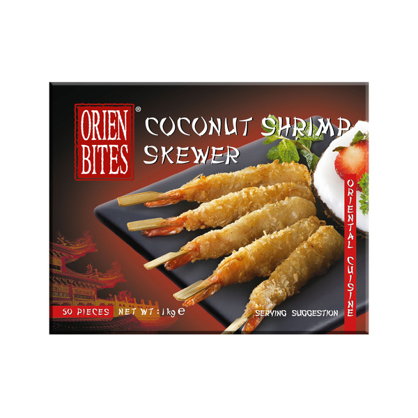 COCONUT SHRIMP SKEWERS  (50 PCS) 1000gr
