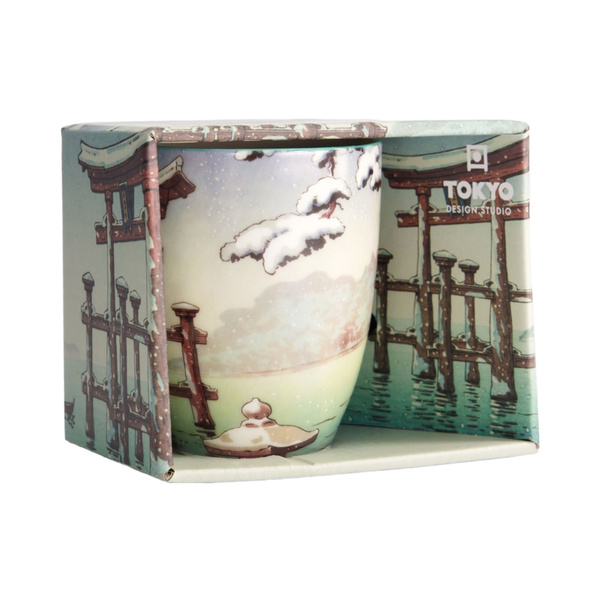 MUG WITH GIFTBOX KAWAII VINTAGE TORI 340ML, 8.5X10.2CM 1Pc