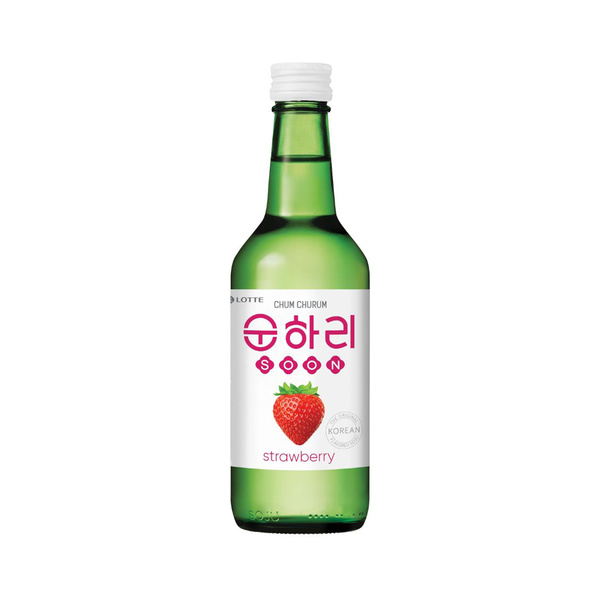 SOJU STRAWBERRY FLAVOUR 12% ALC 350gr/350ml