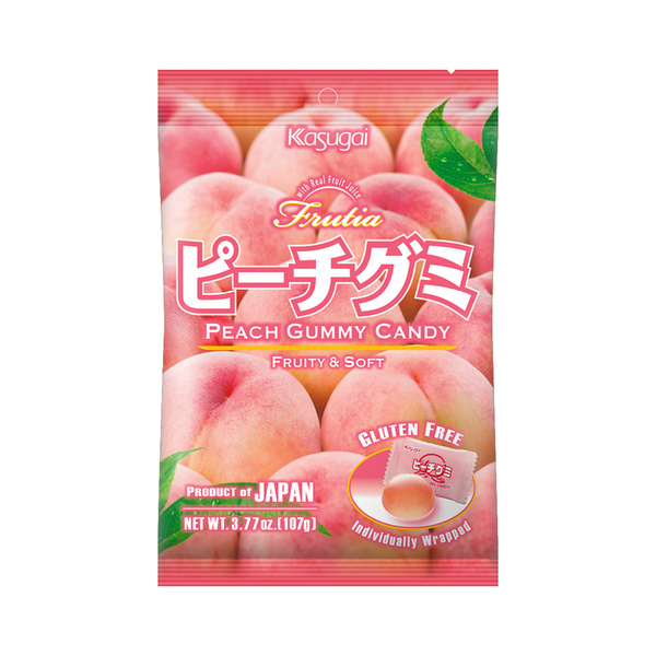 FRUTIA GUMMY CANDY PEACH 107gr