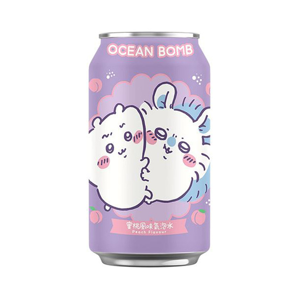 sparkling drink peach flavor 330gr/330ml