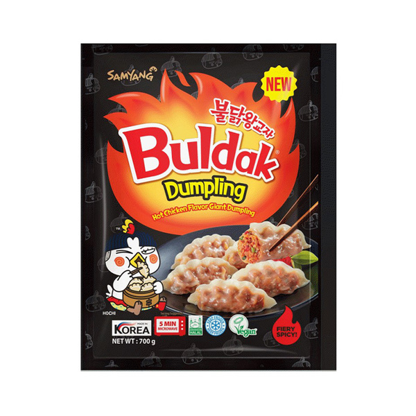 buldak gyoza chicken hot flavor 700gr