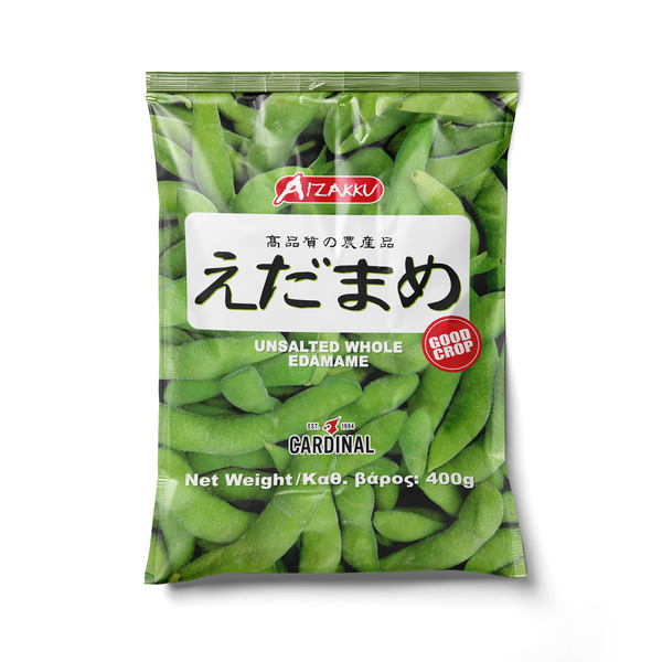 EDAMAME WHOLE UNSALTED 400gr