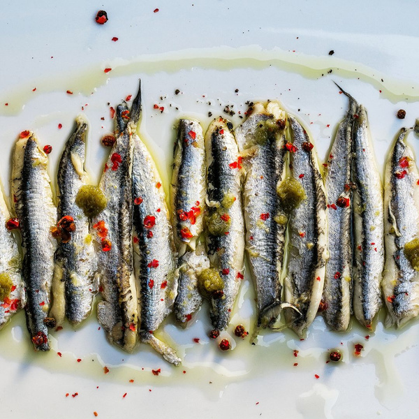 Marinated Anchovies with Yuzu Kosho