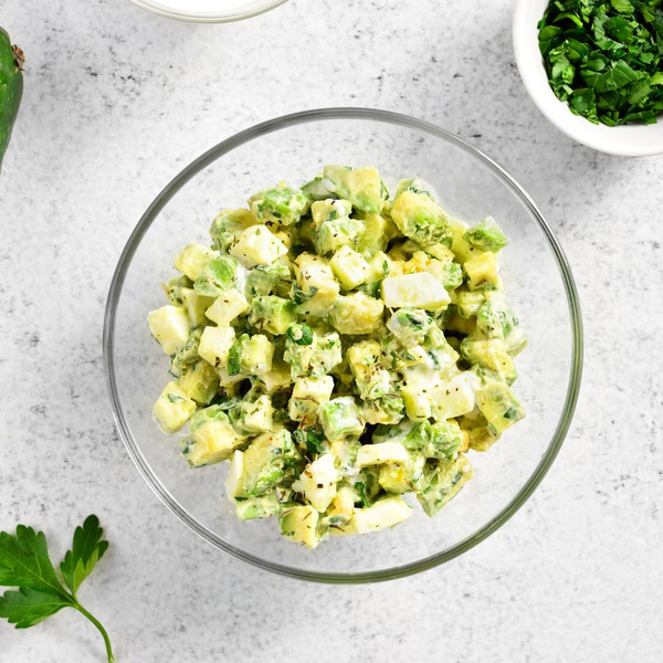 Potato Salad With Avocado Wasabi