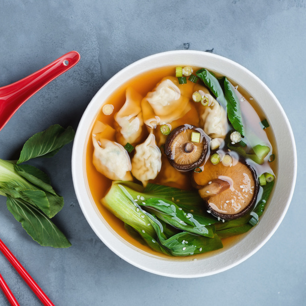 Miso Wonton Soup