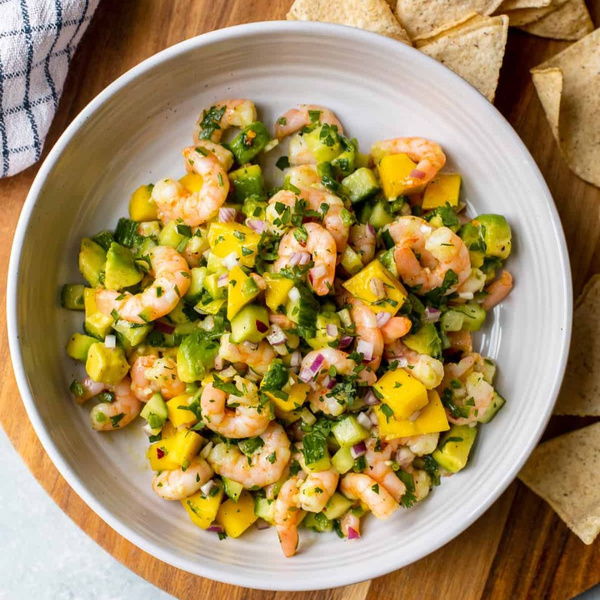 Mango Shrimp Salad