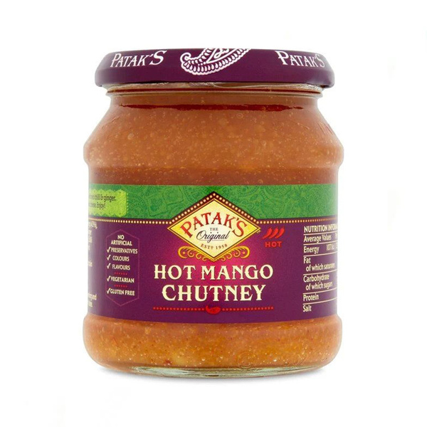 mango chutney hot 340gr