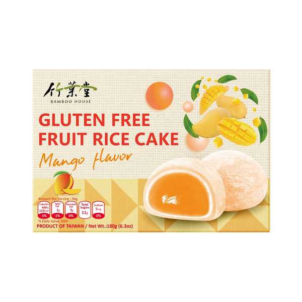 mochi fruit rice cake (mango flavor) 180gr