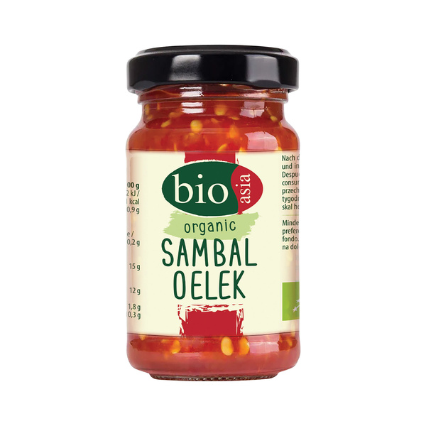 sambal oelek sauce organic 110gr
