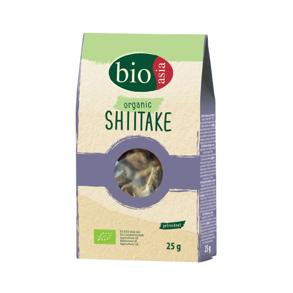 mushroom organic, shitake 25gr