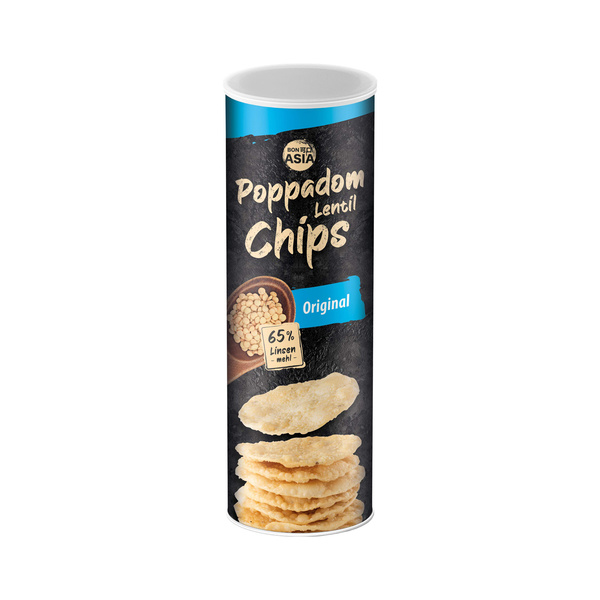 lentil chips, original, poppadums 70gr