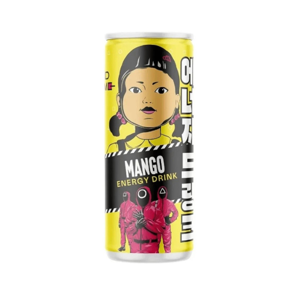 mango flavor drink energy 250gr/250ml