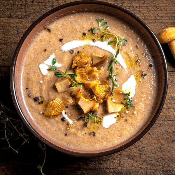 Συνταγή για Μανιταρόσουπα με Κρέμα Καρύδας