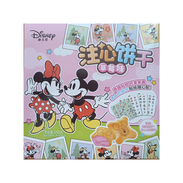 disney mickey mouse biscuit strawberry flavor 100gr