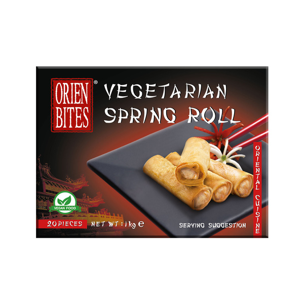 vegetarian spring rolls  (20 pcs) 1000gr