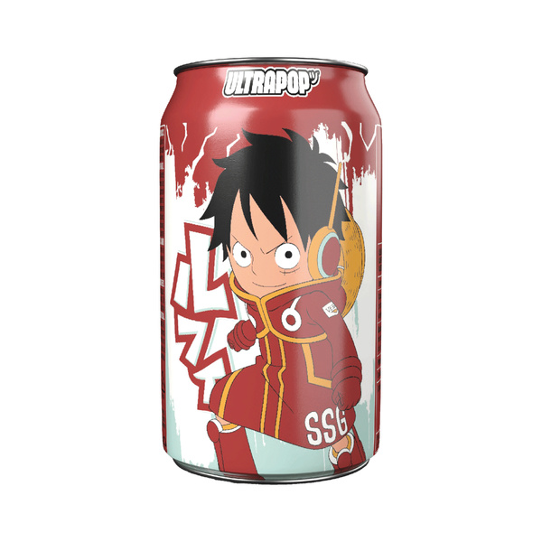 CARBONATED DRINK LEMON & STRAWBERRY FLAVOUR ONE PIECE LUFFY (CAN) 330gr/330ml