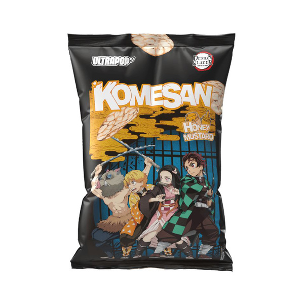 rice chips komesan honey & mustard demon slayer 60gr
