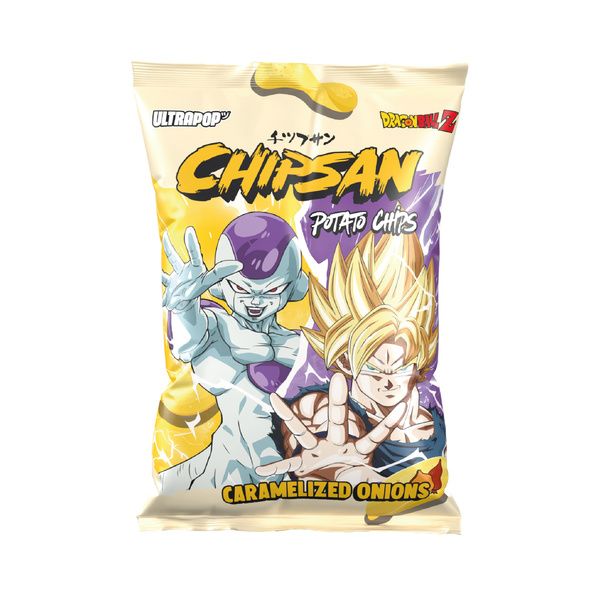 potato chips chipsan caramelized onions goku vs freezer dbz 110gr