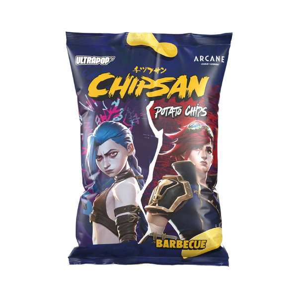 potato chips chipsan barbeque jinx vs vi arcane 110gr