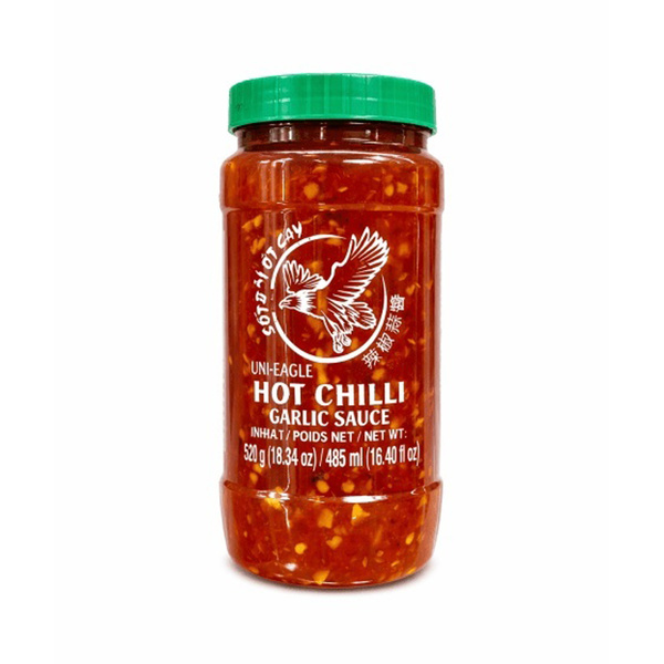 chilli garlic sauce hot 520gr