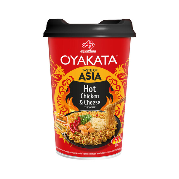 hot chicken & cheese instant noodle cup 97gr