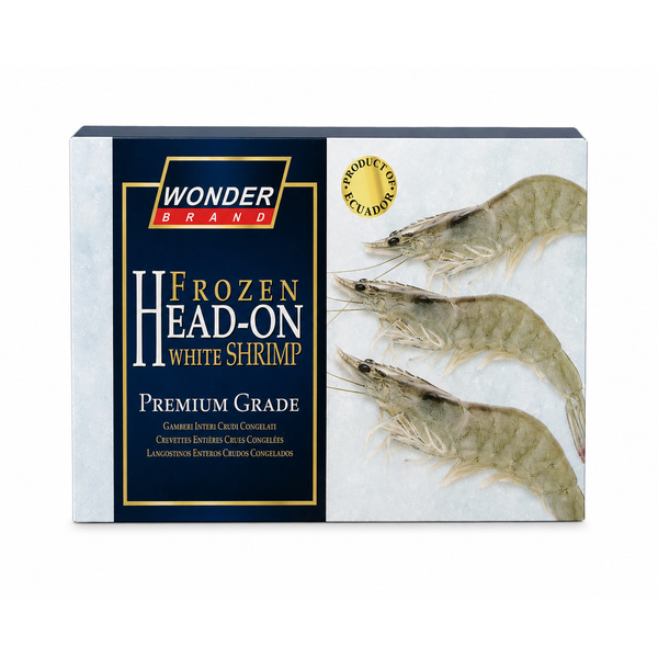 shrimp whiteleg 31/40 raw head on shell on added water iqf 750gr