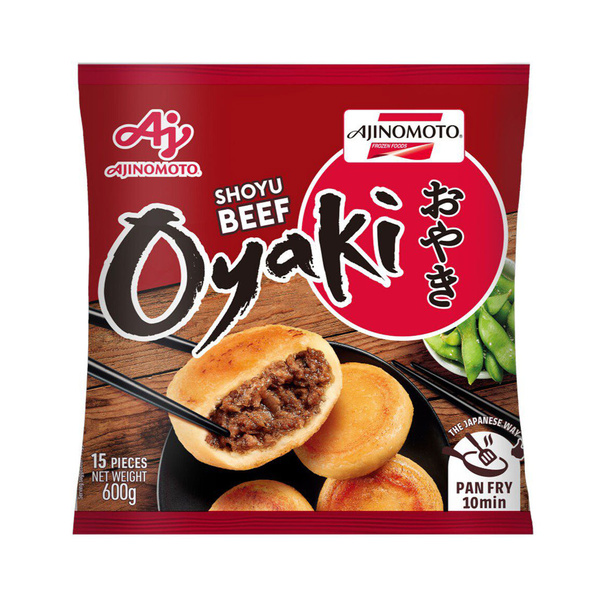 shoyu beef with onion & soy sauce dumpling oyaki (15pcs) 600gr