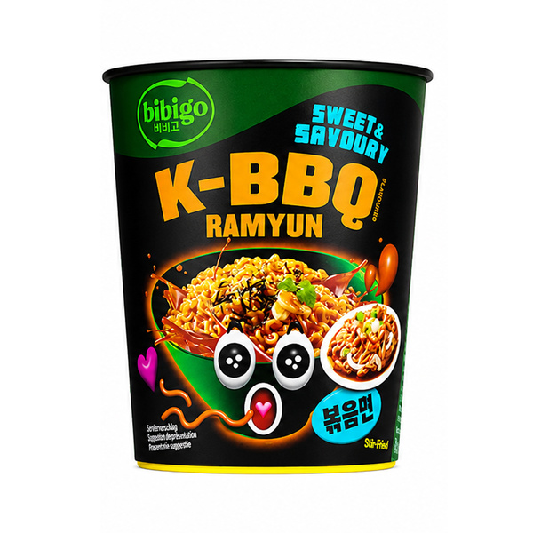 k-bbq flavored ramyun instant noodle sweet & savoury 98gr