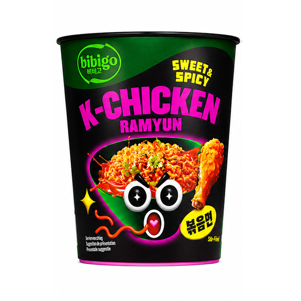 k-chicken flavoured ramyun instant noodle sweet & spicy 100gr