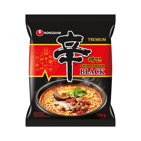 shin ramyun black instant noodle 130gr