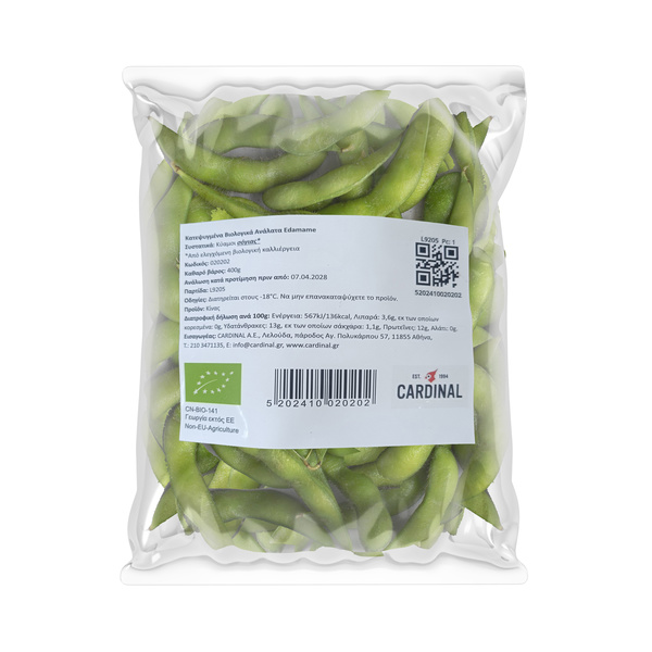 edamame whole unsalted organic 400gr