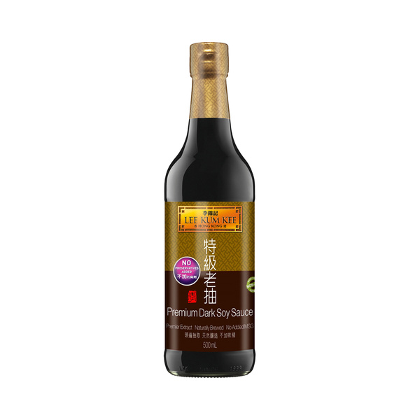 soy sauce dark, premium 500gr/500ml