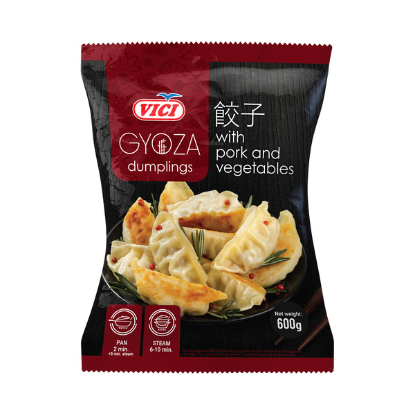 vegetable & pork gyoza dumplings 30pcs 600gr