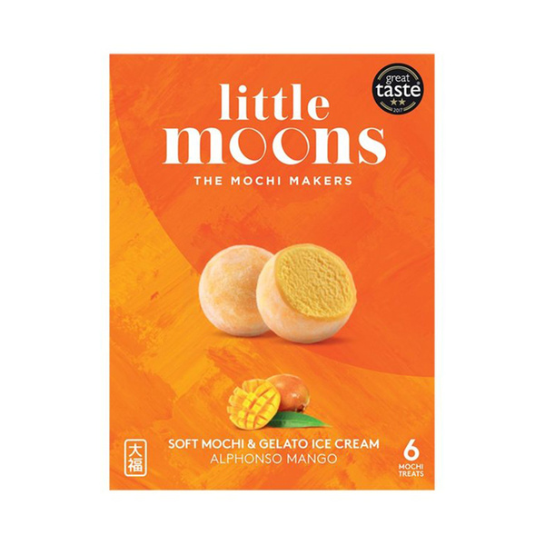 mango ice cream mochi 6pcs, retail pack 192gr