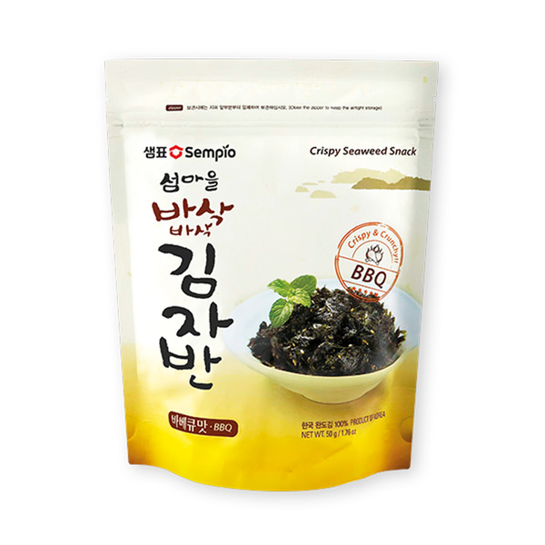crispy seaweed snack bbq 50gr