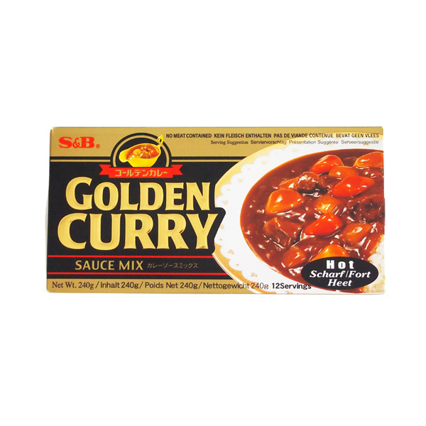 golden curry paste hot 220gr