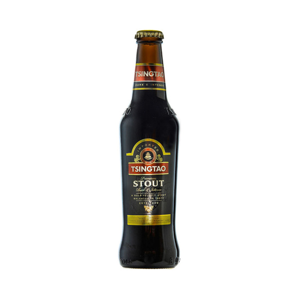 STOUT BEER ALC.7.5% GLASS BOTTLE