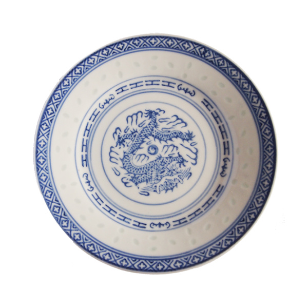 meat plate blue-white 15cm 1Pc