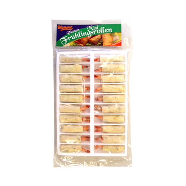 MINI SHRIMP SPRING ROLL WITH TAIL 15GR/20PC 300gr
