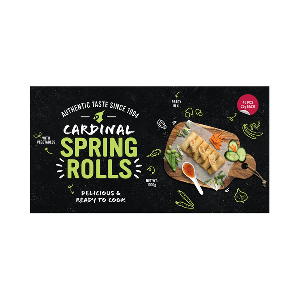 vegetable spring roll  40x25grms