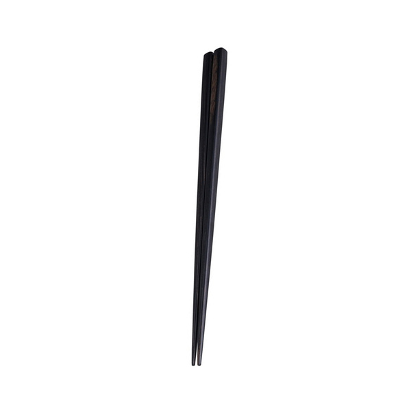 wooden chopstick dark brown, japanese style, square 1pair, 23cm 1Pc