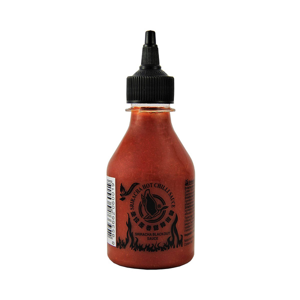 chili sauce blackout, hot, sriracha 225gr/200ml