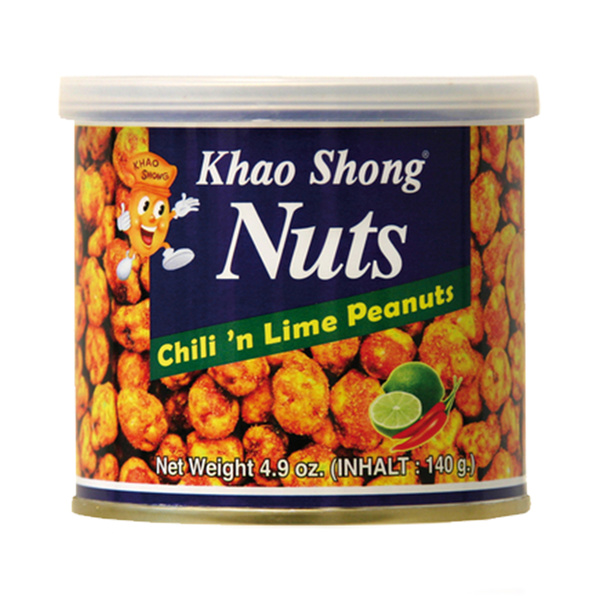 peanuts with chili & lime 140gr