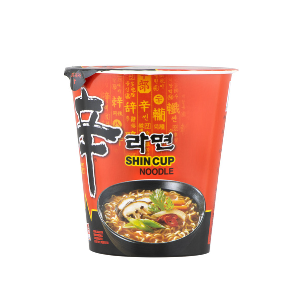 shin ramyun instant noodle hot & spicy cup