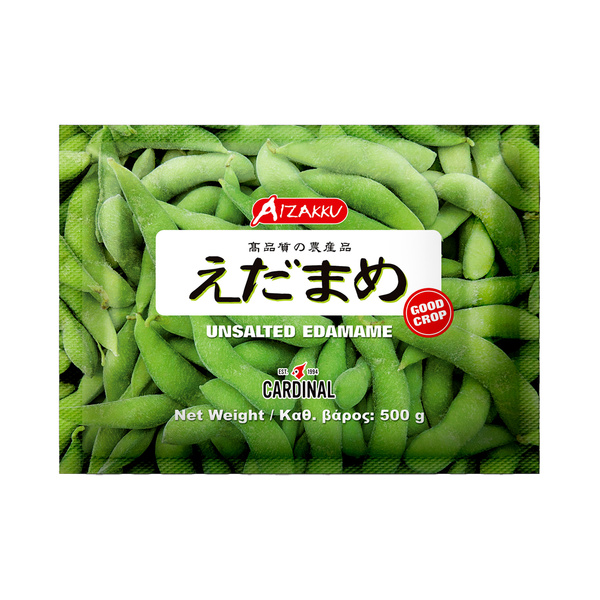 EDAMAME UNSALTED, WHOLE 500gr