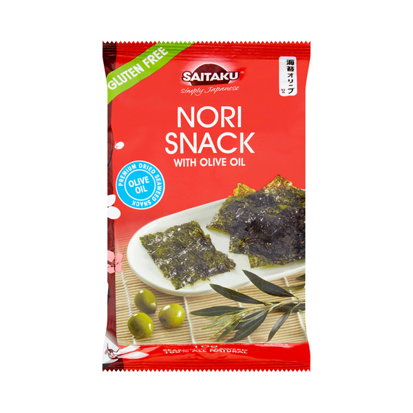 NORI SNACK WITH OLIVE OIL 10gr