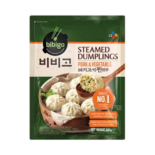 pork & vegetable dumpling steamed 560gr