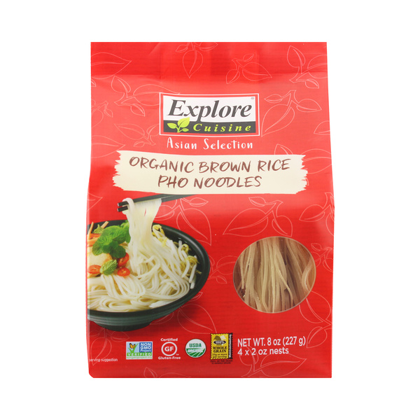 brown rice pho noodle organic 227gr